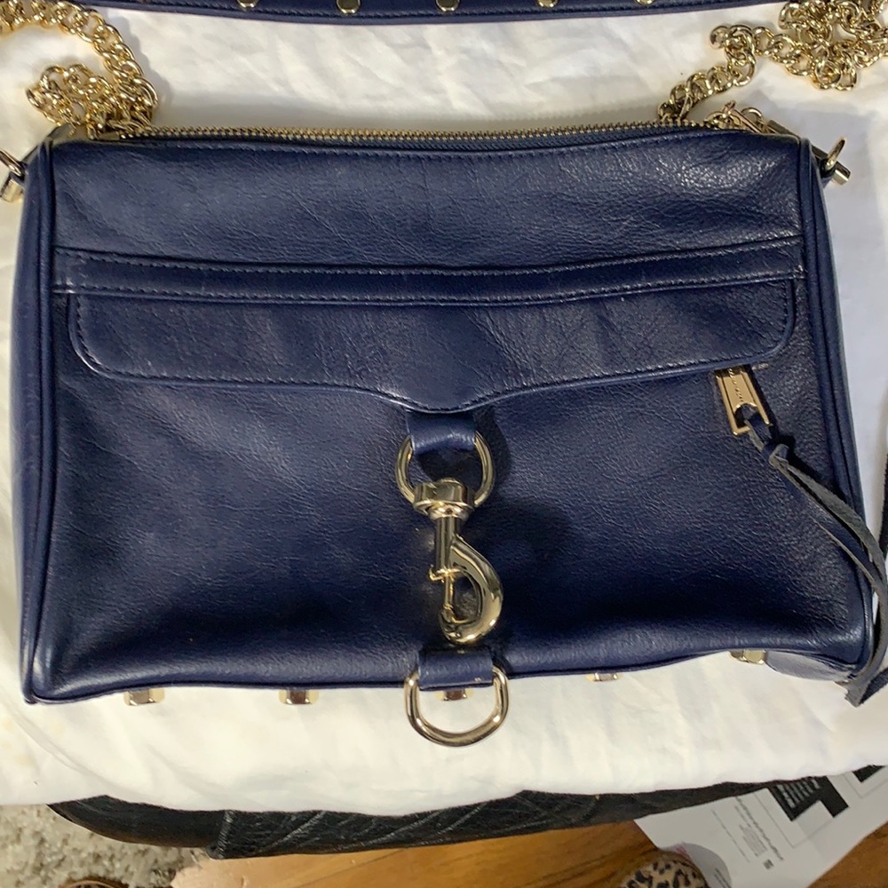 Rebecca Minkoff classic Navy leather bag